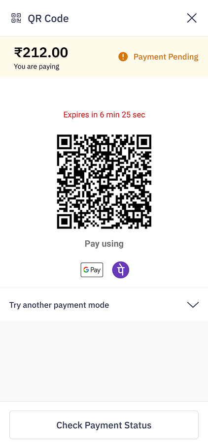 Payment after