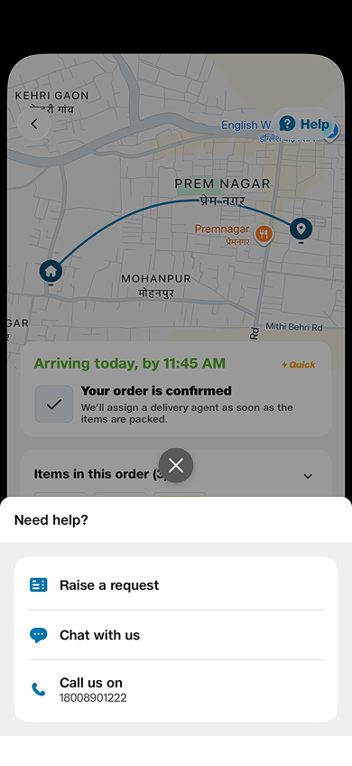 Help and support after